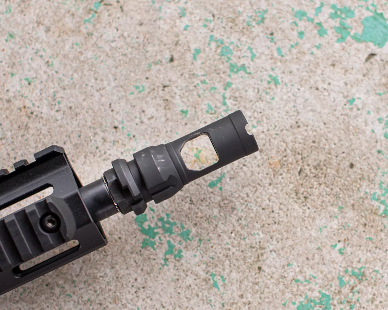 muzzle device installation